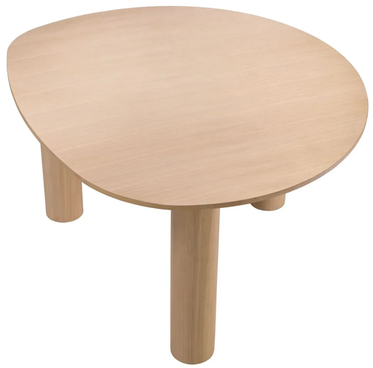 Luxury dining table natural colors 149 x 128.5 x H. 77 cm - solid wood kitchen table - dining room furniture - kitchen furniture - luxury furniture - luxury furnishings