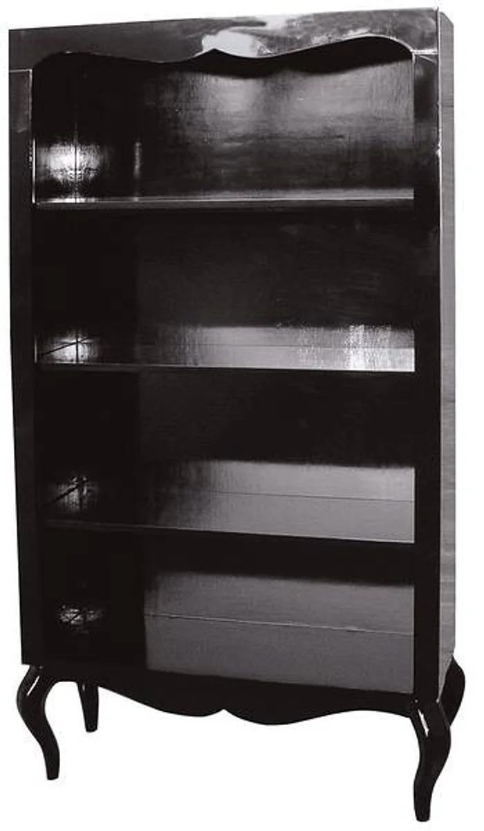 Baroque lacquer shelf black high gloss 180 x 95cm cabinet