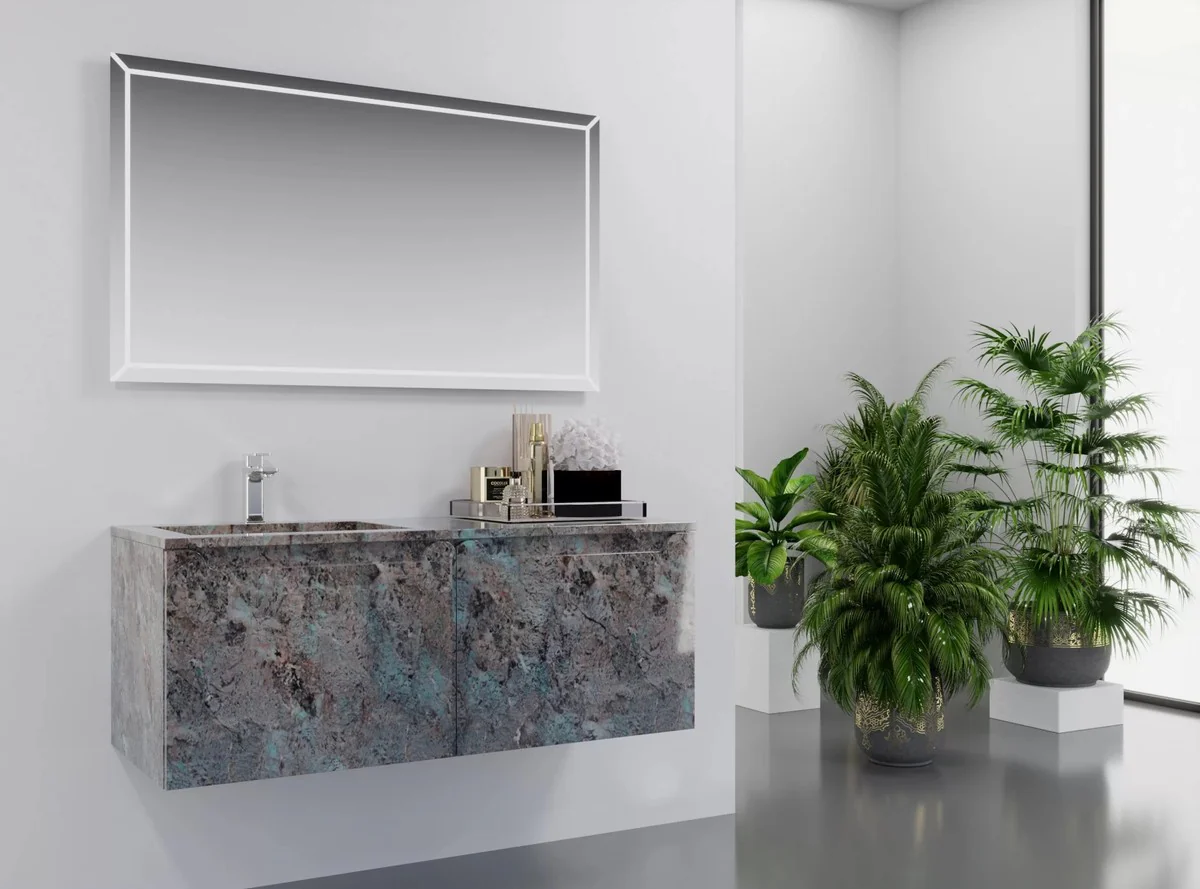 Luxury bathroom set gray mottled porcelain - hotel bathroom furnishings