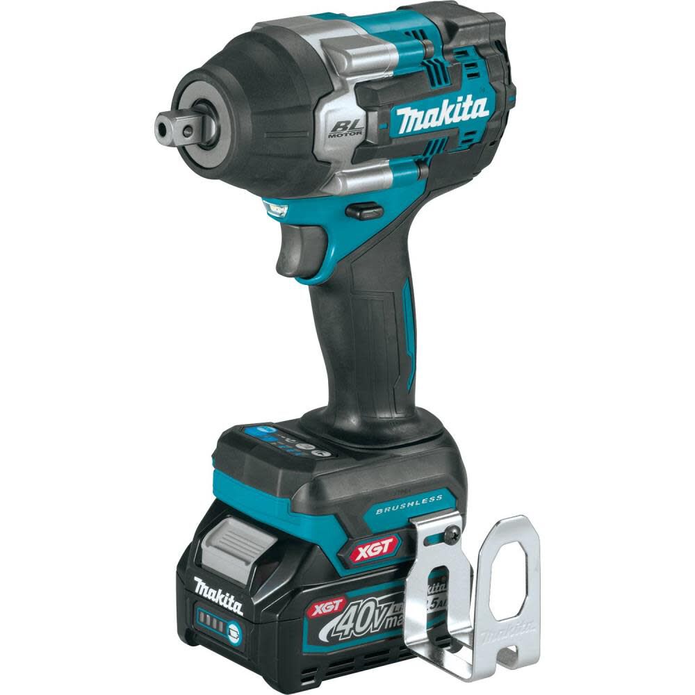 Makita 40V max XGT Impact Wrench Kit 1/2" Sq Drive with Detent Anvil