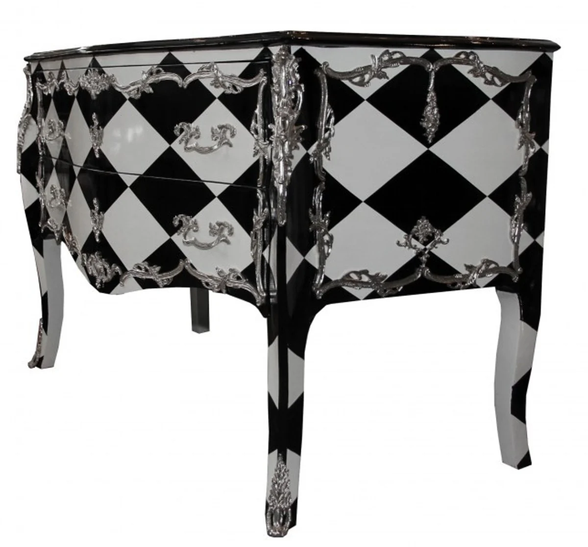 Baroque Dresser Karo Design 130cm Antique Look